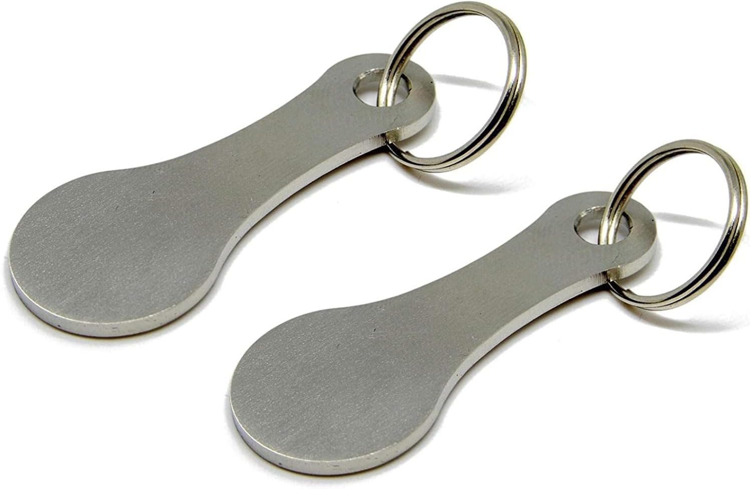 Mini Aluminum Alloy Key Ring Shopping Trolley Tokens - Small Aldi Quarter Holder