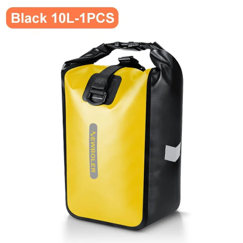 10L 20L Waterproof Cycling Bicycle Front Fork Bag Quick Release Bike Rear Seat T