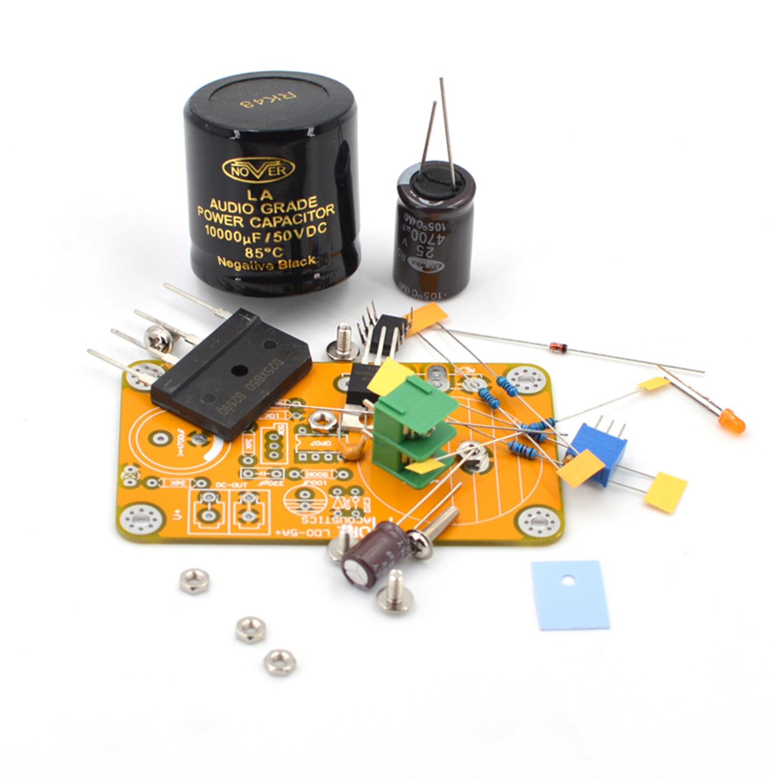 1pc LDO5A Mosfet Linear Pwer Supply (SingleRail)5-24VDC 5A  Kit DIY