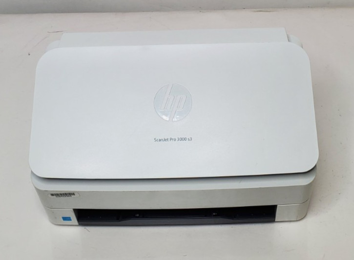HP ScanJet Pro 3000 s3  Sheet Feed Document Scanner no AC Adapter-Tested