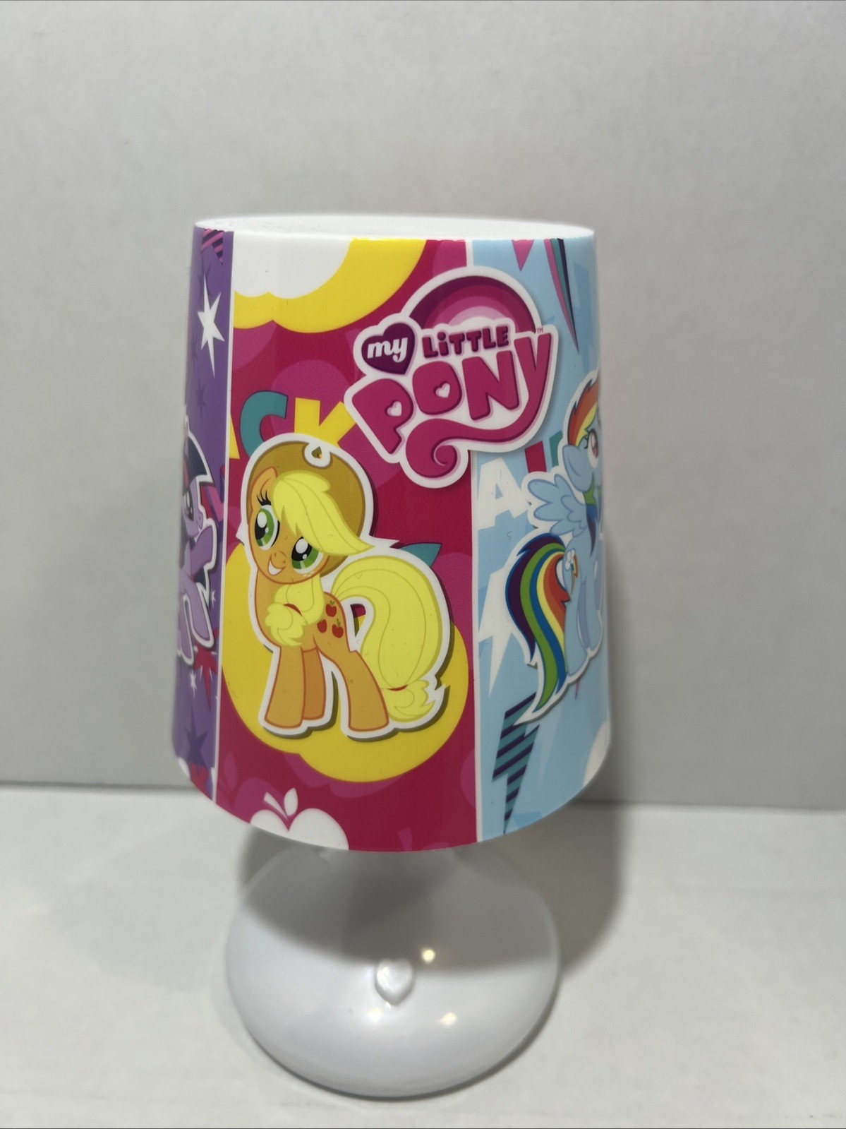 Hasbro 2014 My Little Pony Fashion Lamp 2 Color Changing Light Modes Night Light