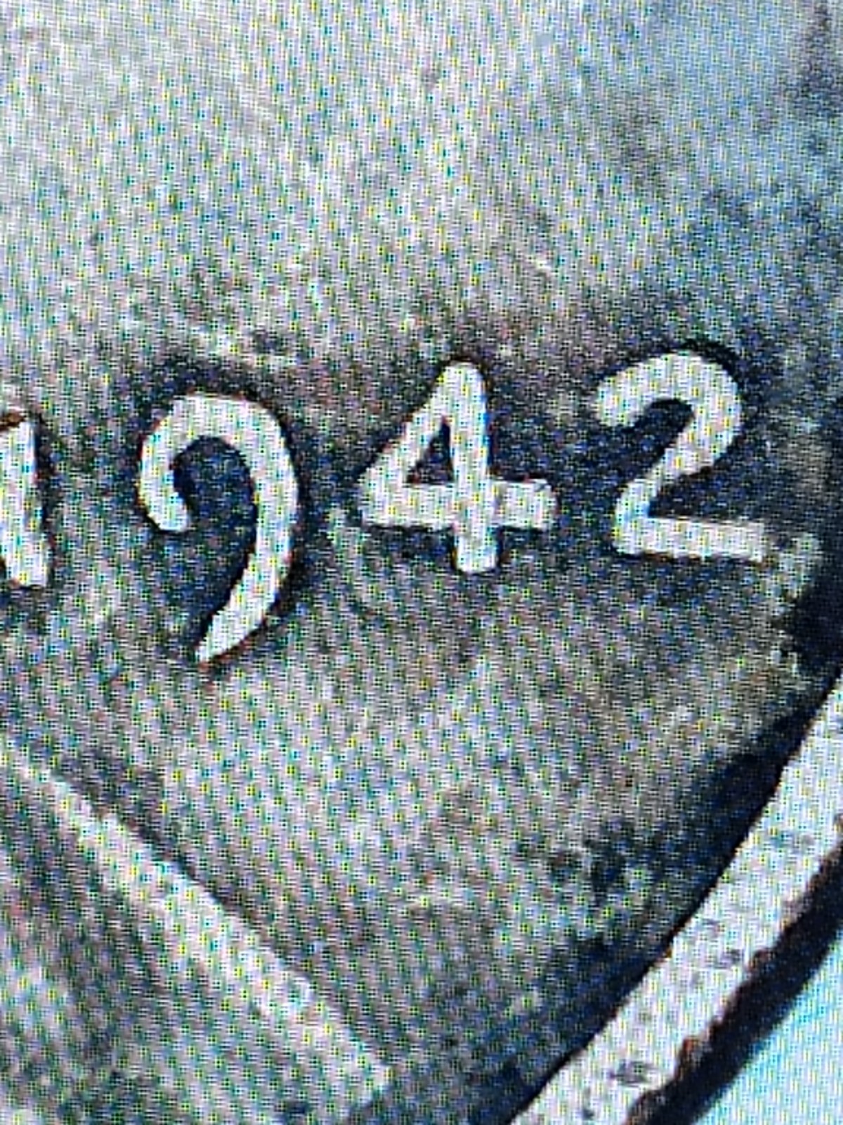 1942 No Mint Mark Wheat Penny Errors Obverse & Reverse