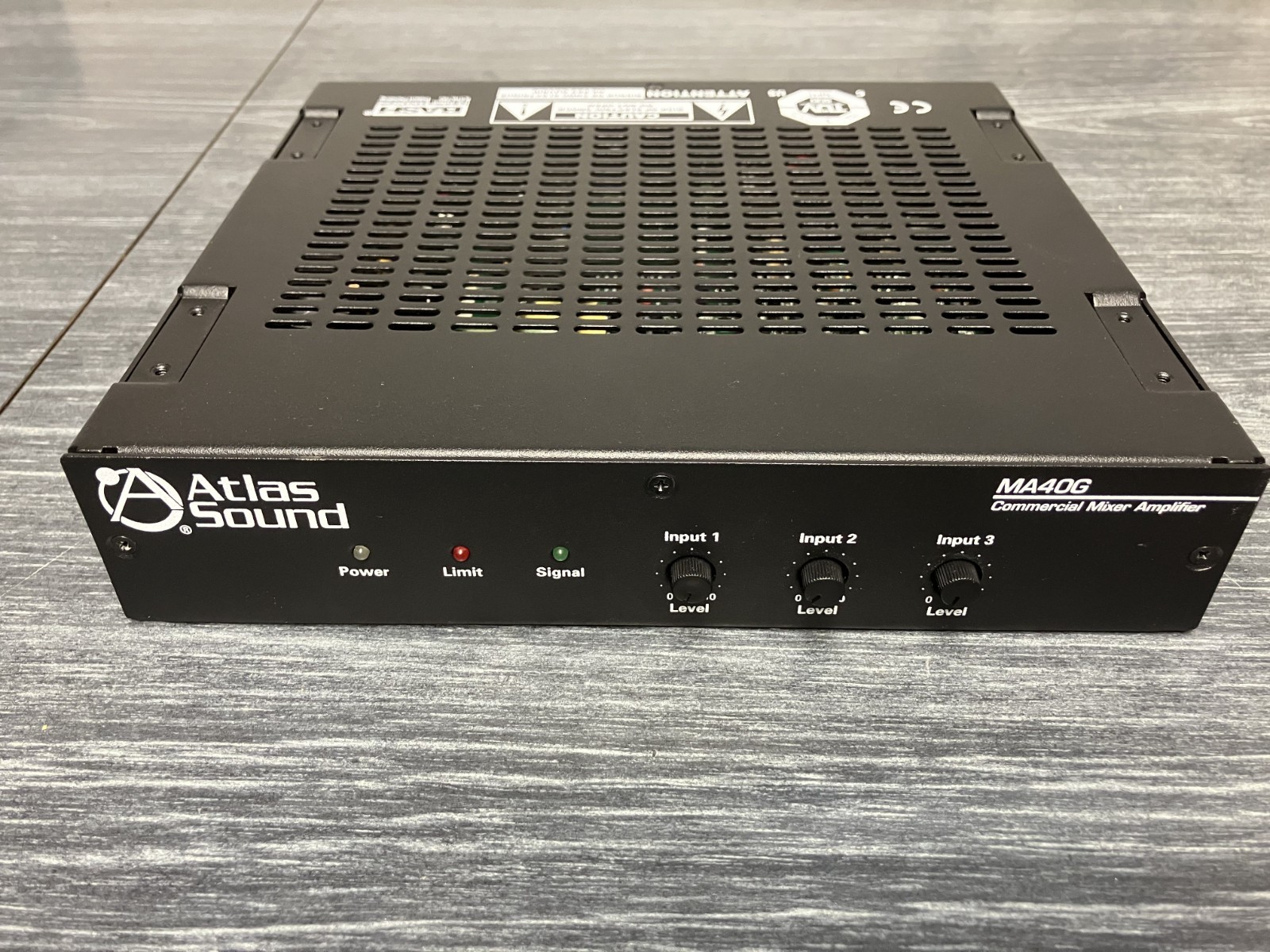 Atlas MA40G 3 Channel Mixer Amp