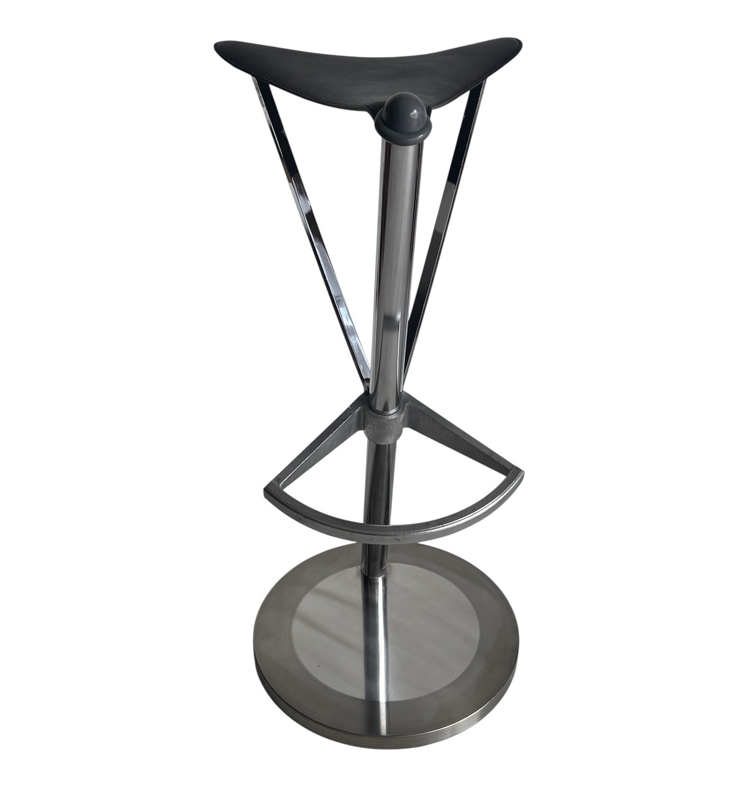 Ramon Benedito Frenesi Stool Stendig Transatlantic 1985 Aluminum Spain