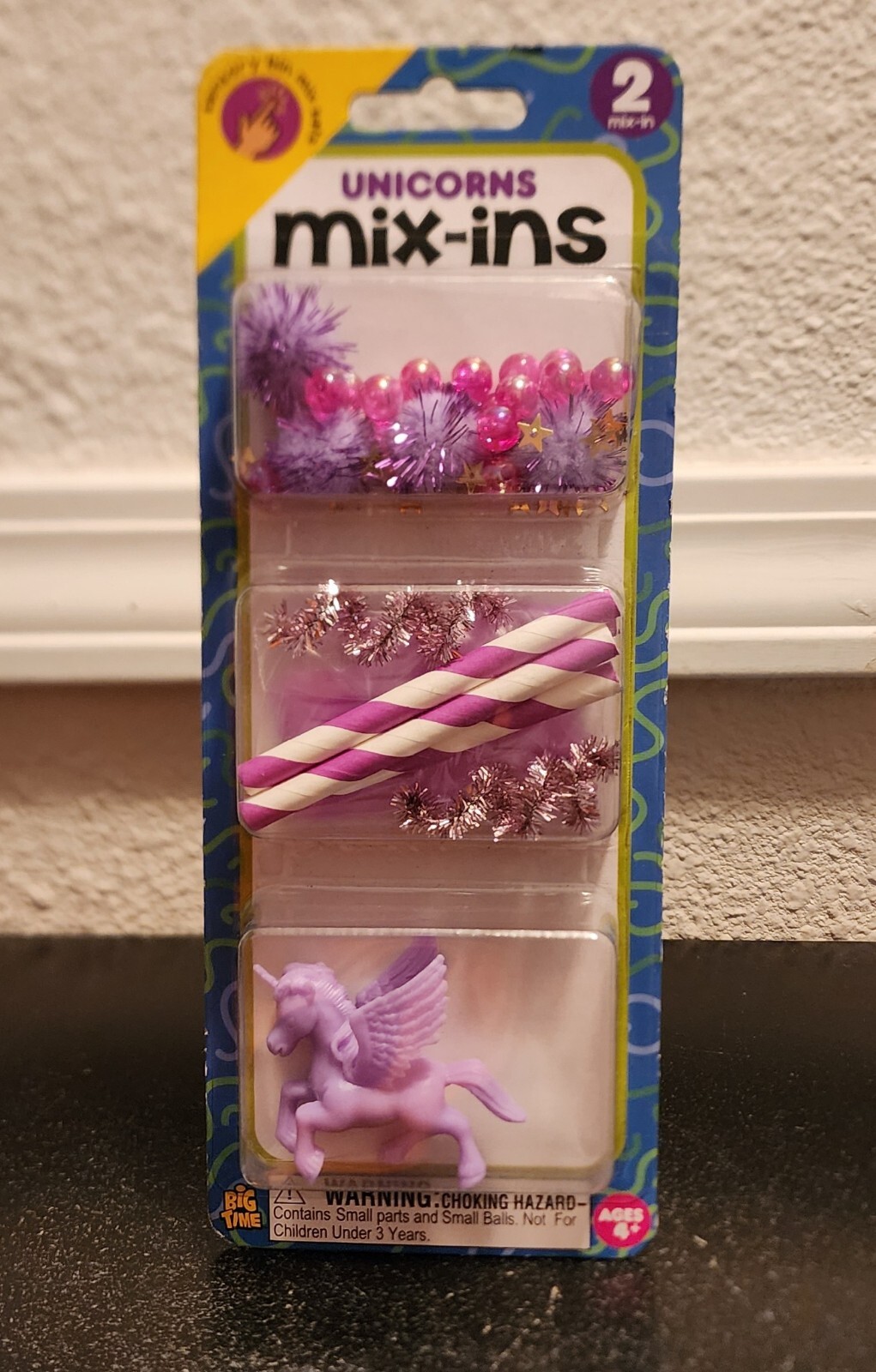 #W New In Package Big Time Mix Ins Sensory Craft Toys Bin Mix Set Unicorn