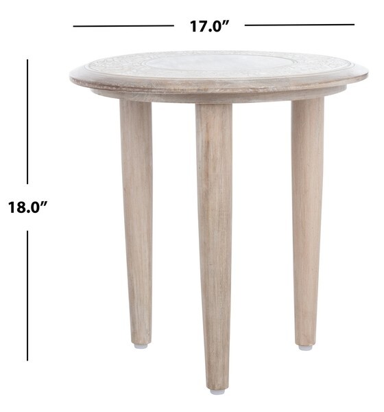 Safavieh Rehnuma Carved Side Table, Reduced Price 2172712357 ACC5300A