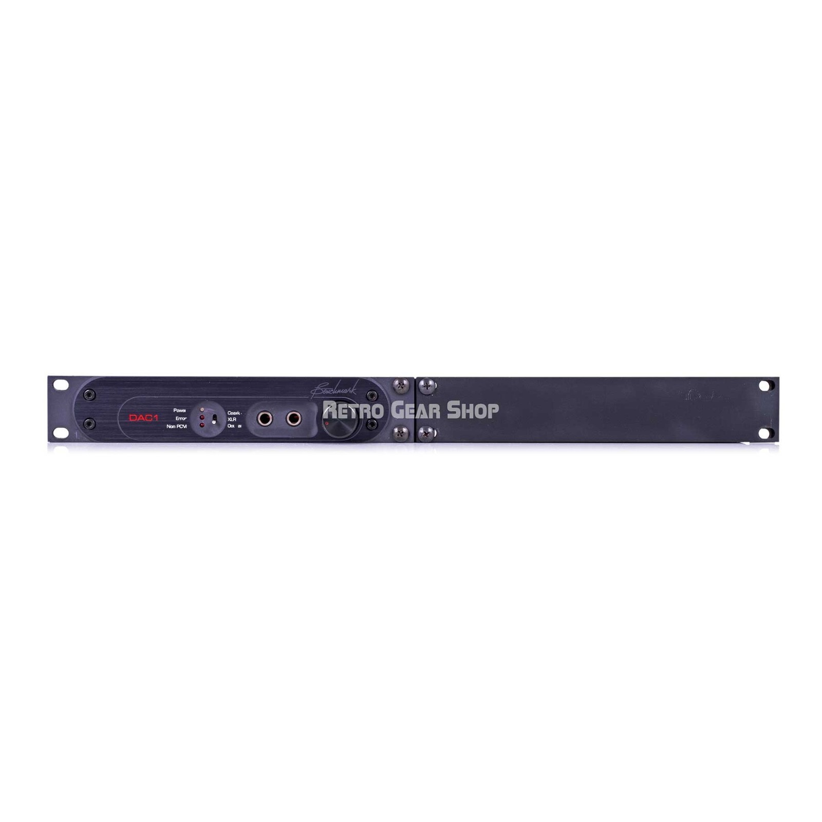 Benchmark DAC1 Digital to Analog Audio Converter and Rack Tray Accessory