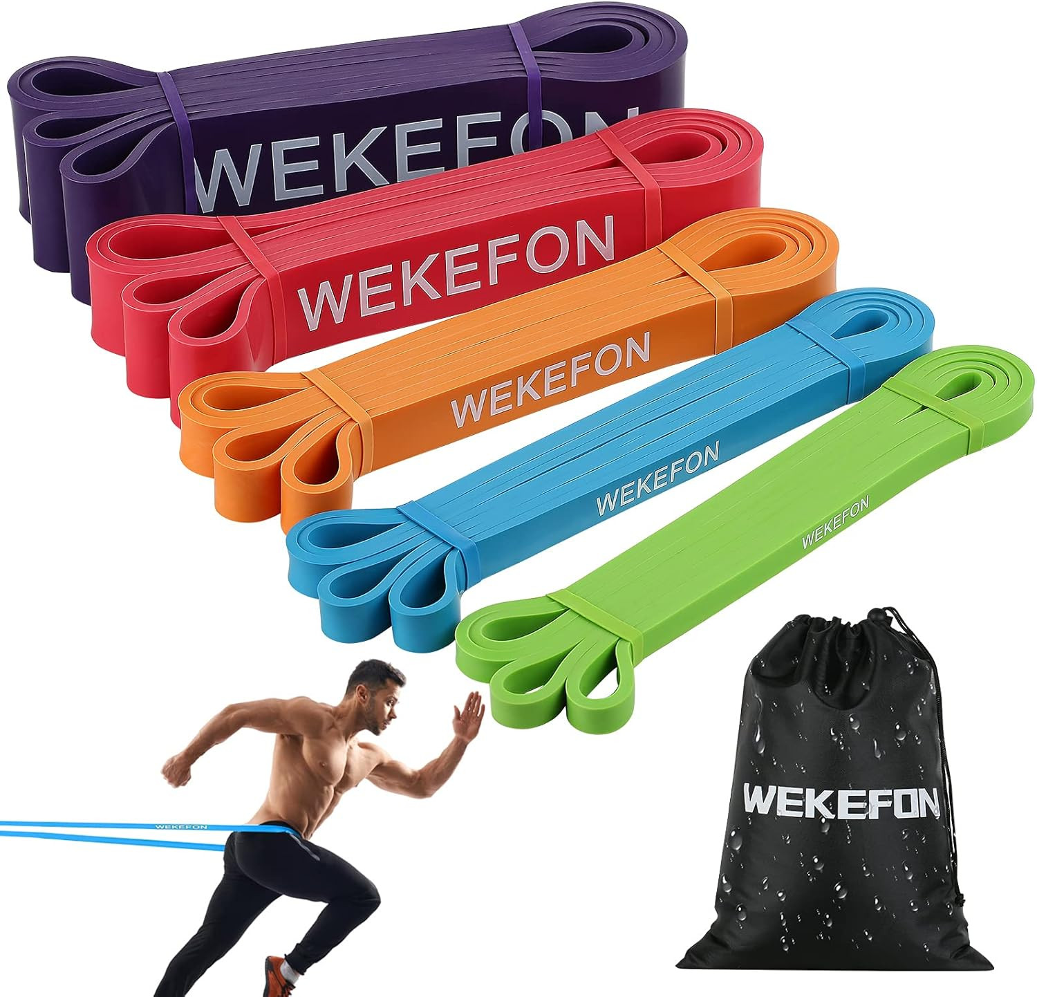 Resistance Bands Set, Pull up Assist Bands - Stretch Resistance Band - Mobility