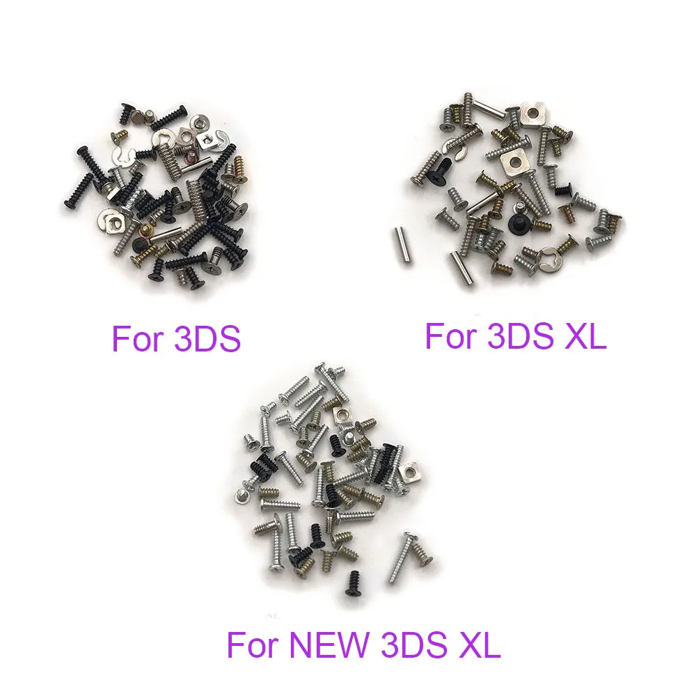 Full Set Screw Sets Replacement for Nintendo 3DS/3DS XL/NEW 3DS XL LL Screws