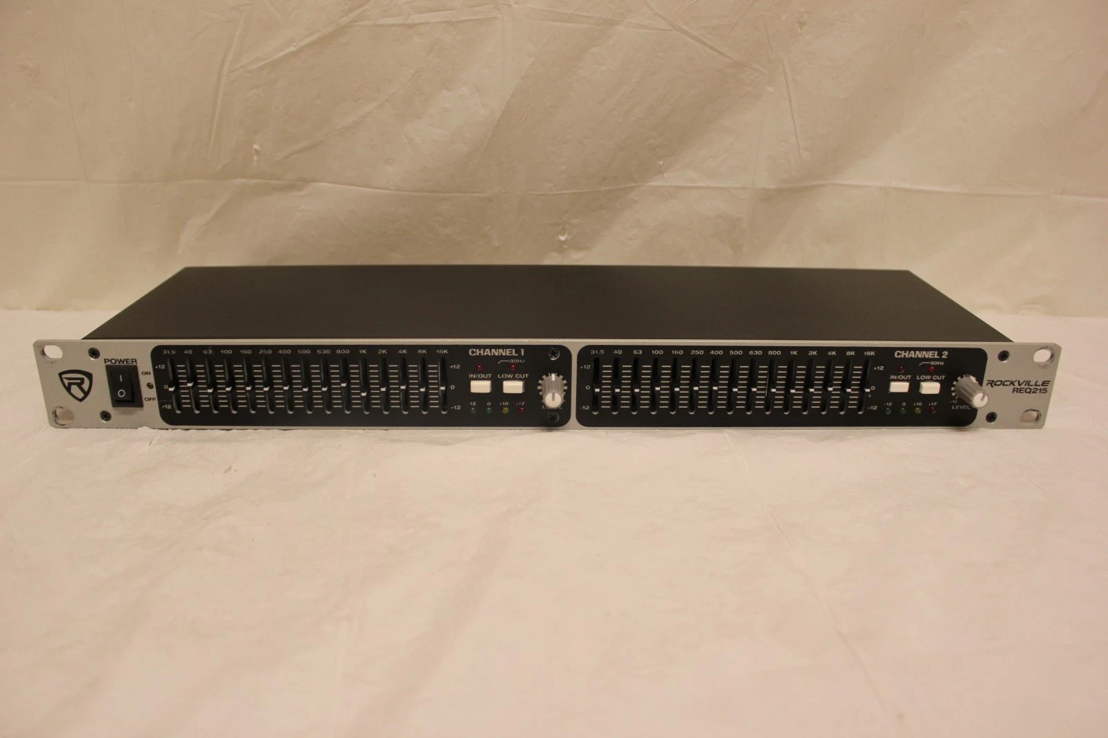 Rockville REQ215 15-band stereo equalizer w/ Subwoofer output.
