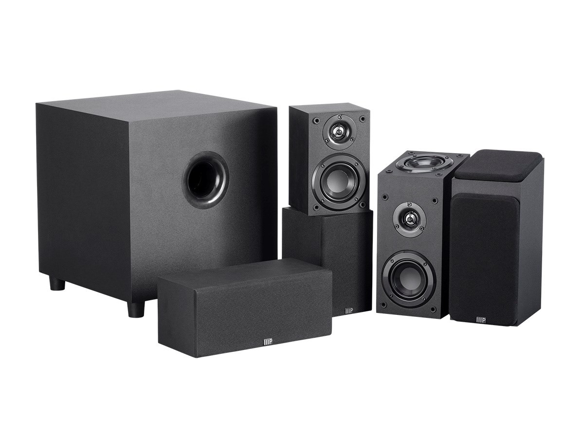 Monoprice Premium 5.1.2-Ch. Immersive Home Theater System With 8 In Subwoofer