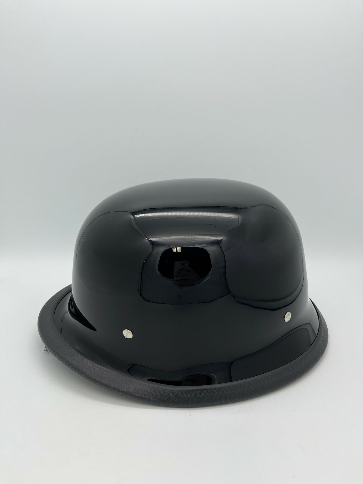 Daytona German Half Shell Helmet Quick Release Gloss Black Large Open Box