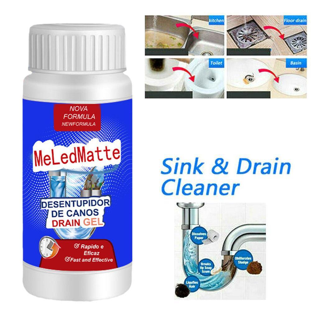Powerful Pipe Dredging Agent Meledmatte Sinks Drain Pipe Dredge Agent Powder US