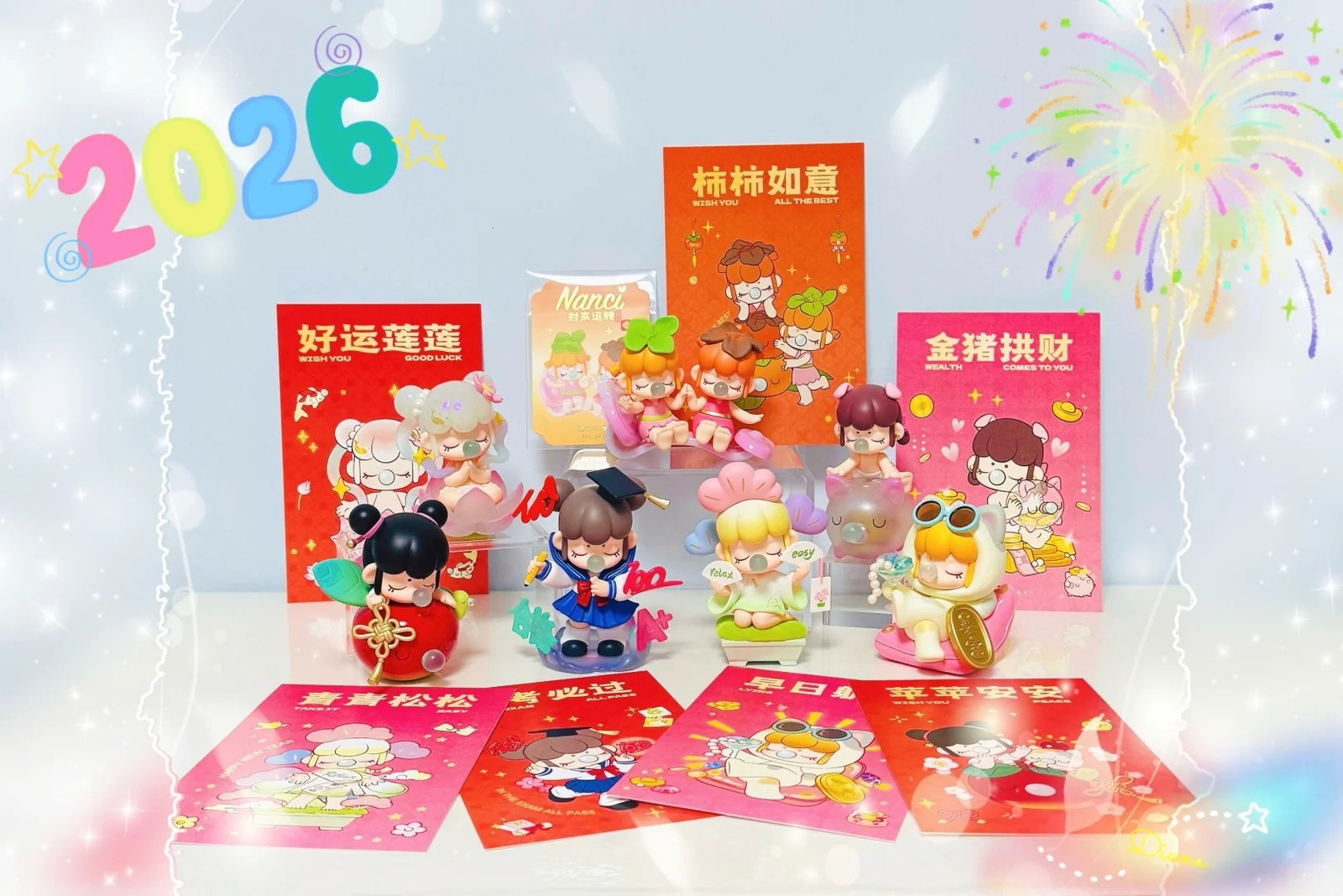 Rolife Nanci Best Wishes Series Blind Box Confirmed Figure Art Toy Gift