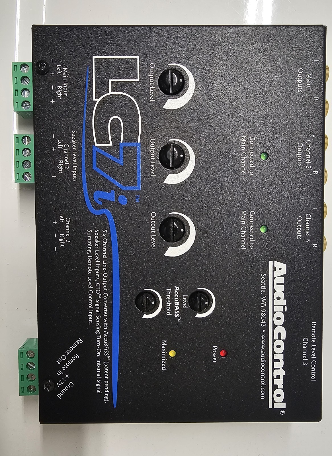 AudioControl LC7i 6 Channel Line Output Converter W/ Accubass