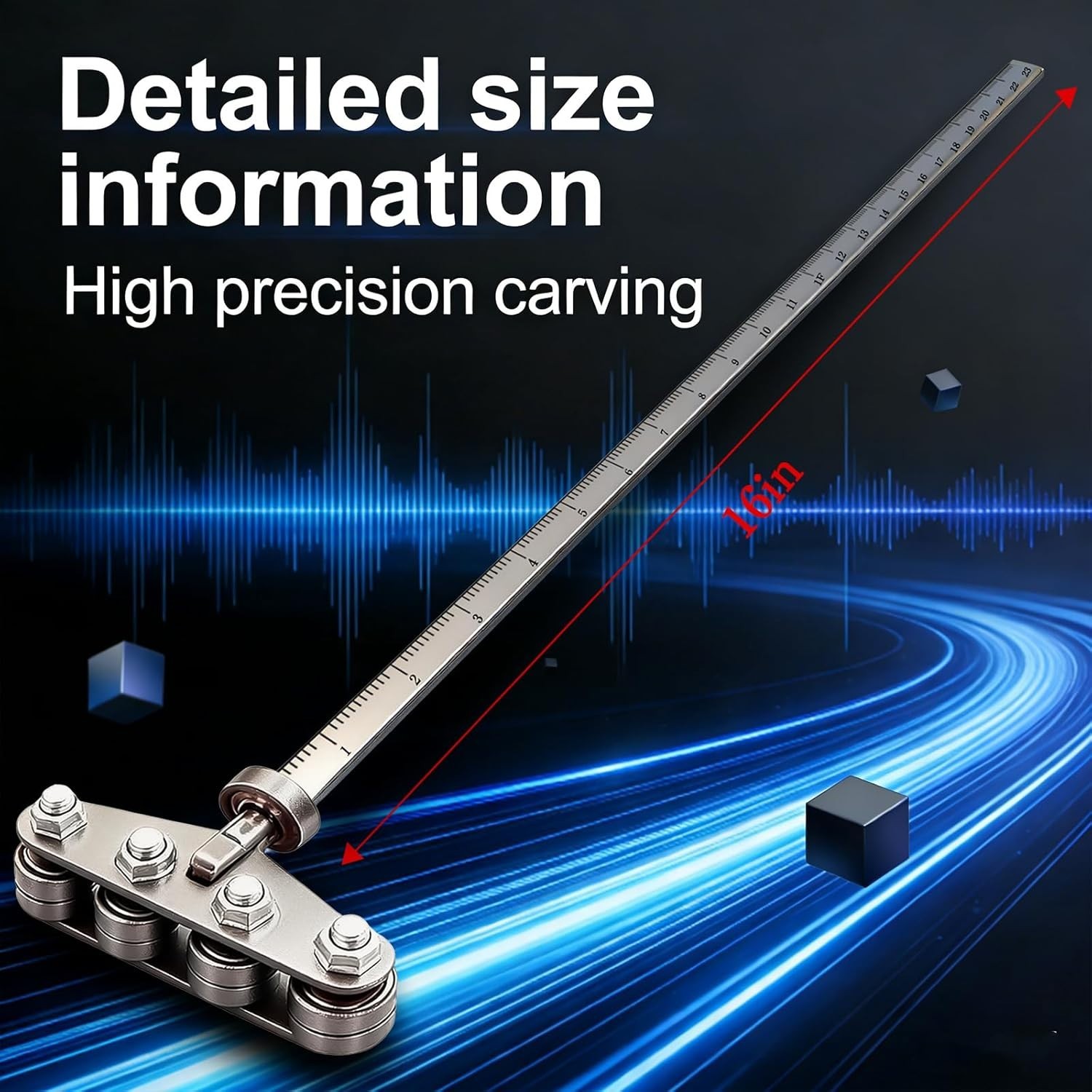 Positioning Calipers for Precise Measurements & Easy Wood Cutting,Adjustable Sta
