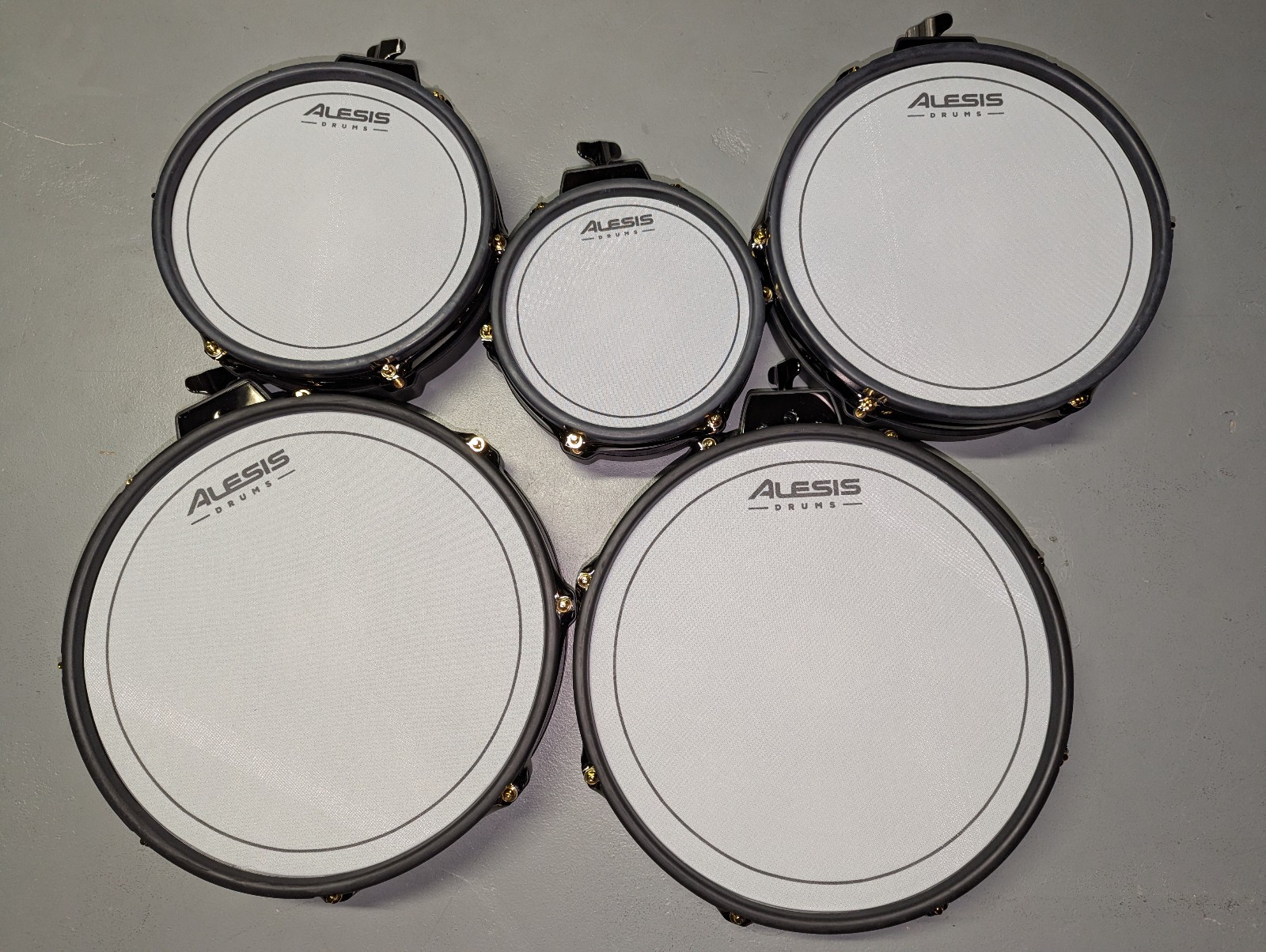 Alesis Strata Prime Mesh Drum Trigger Pad Set - 8",10",12",14",14" w/ Extras
