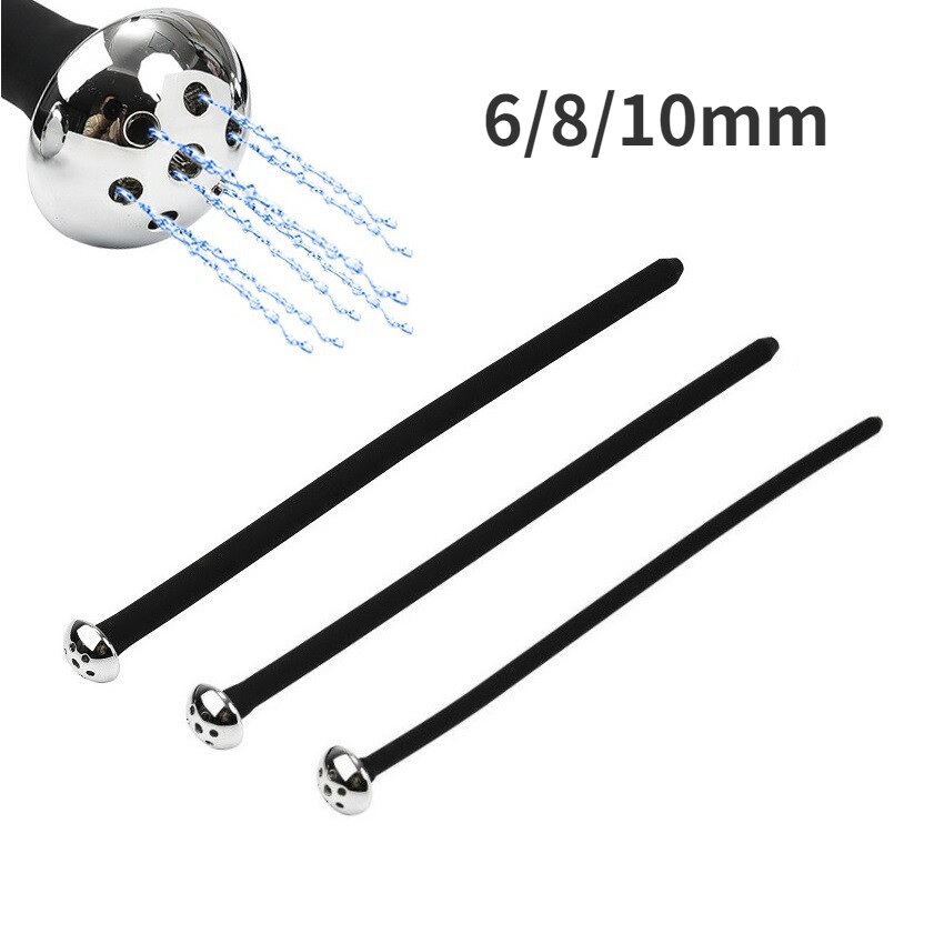Soft Hollow Silicone for Male Tube Urethral Stretching Dilator Sounding Plug Toy