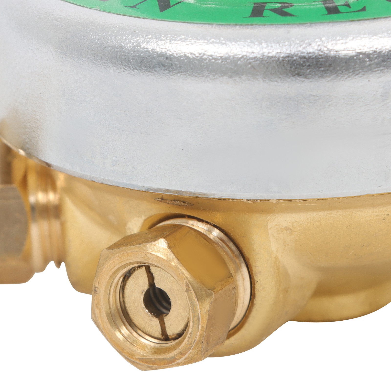Oxygen Gas Welding Regulator Pressure Gauge Solid Brass CGA 540