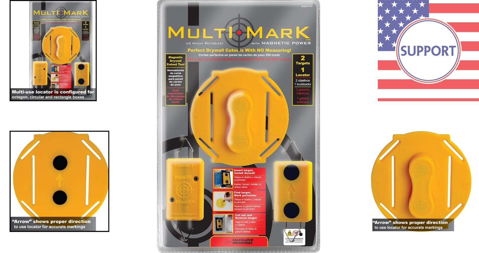 Professional Multi Mark Electrical Box Locator Kit – Cut Perfectly Every Time