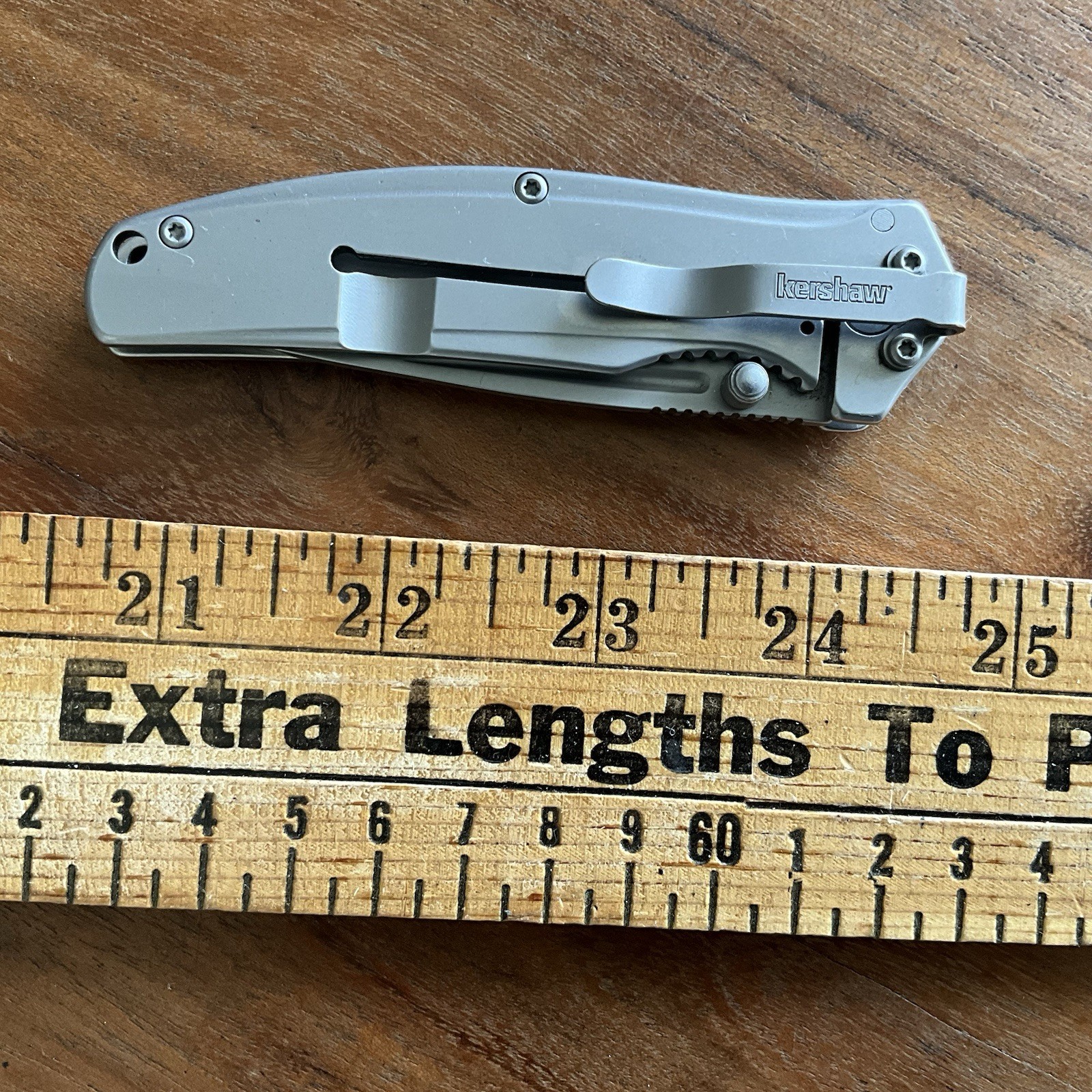 Kershaw Catalytic Framelock Folding Pocket Knife 1341 Plain Blade EDC