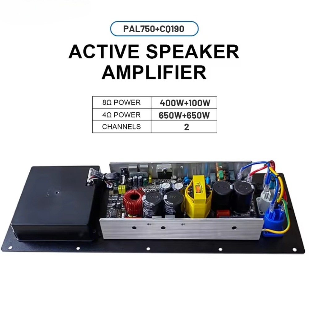 650W Amplifier Modules DSP 2-Channel Active Module with Fan Cooling