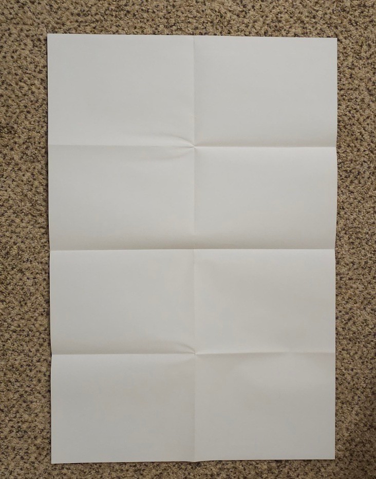 AD&D Fold Out Map #3 from Ravenloft Realm of Terror - Dungeons Dragons TSR 1053