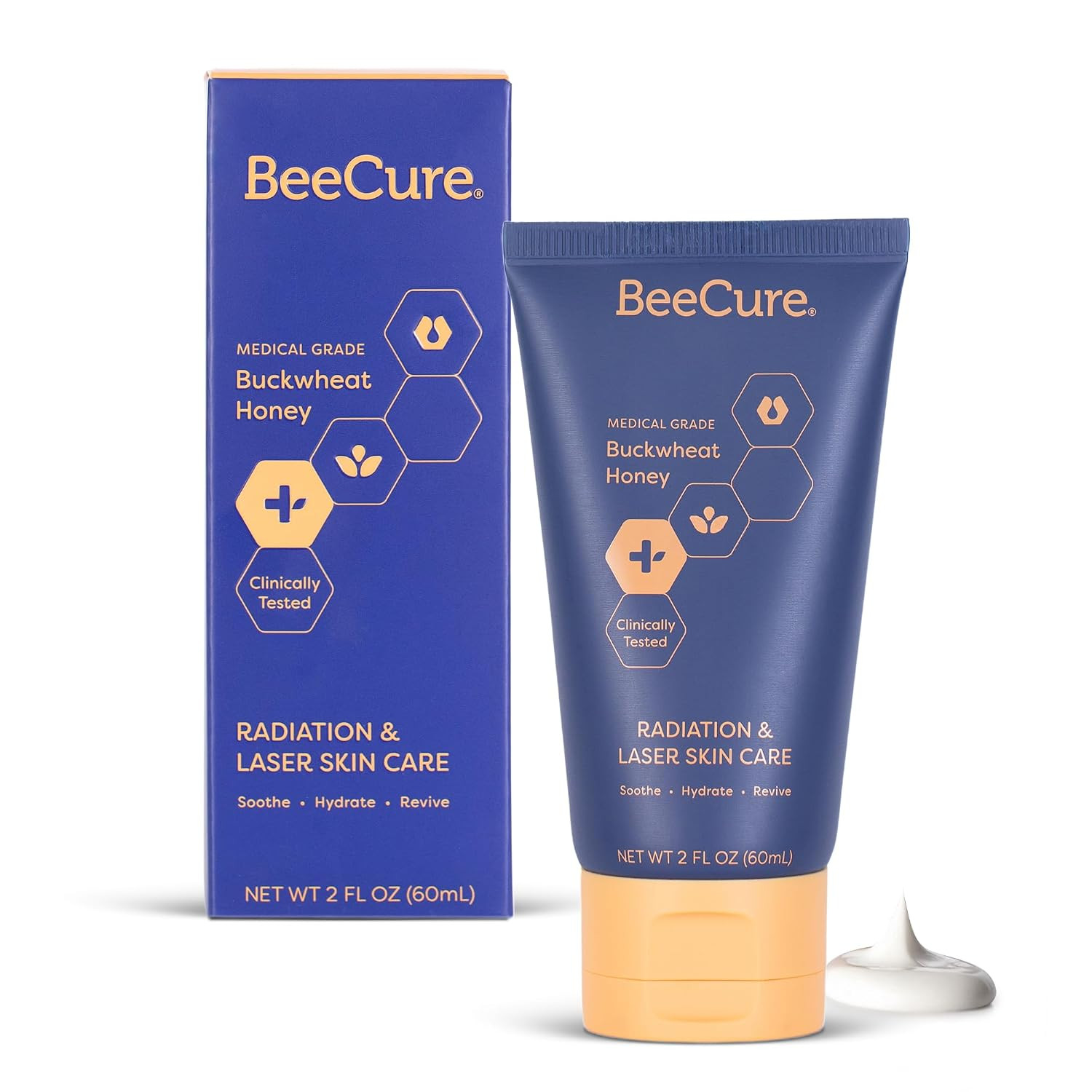 Radiation & Laser Skin Care Cream - Calendula Cream and Natural Buckwheat Honey