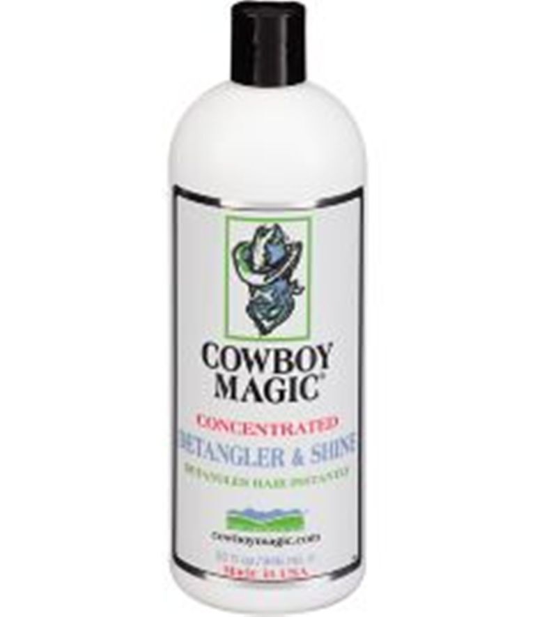 Cowboy Magic Equine Concentrated Detangler & Shine 32oz Horse Cattle Dogs NEW