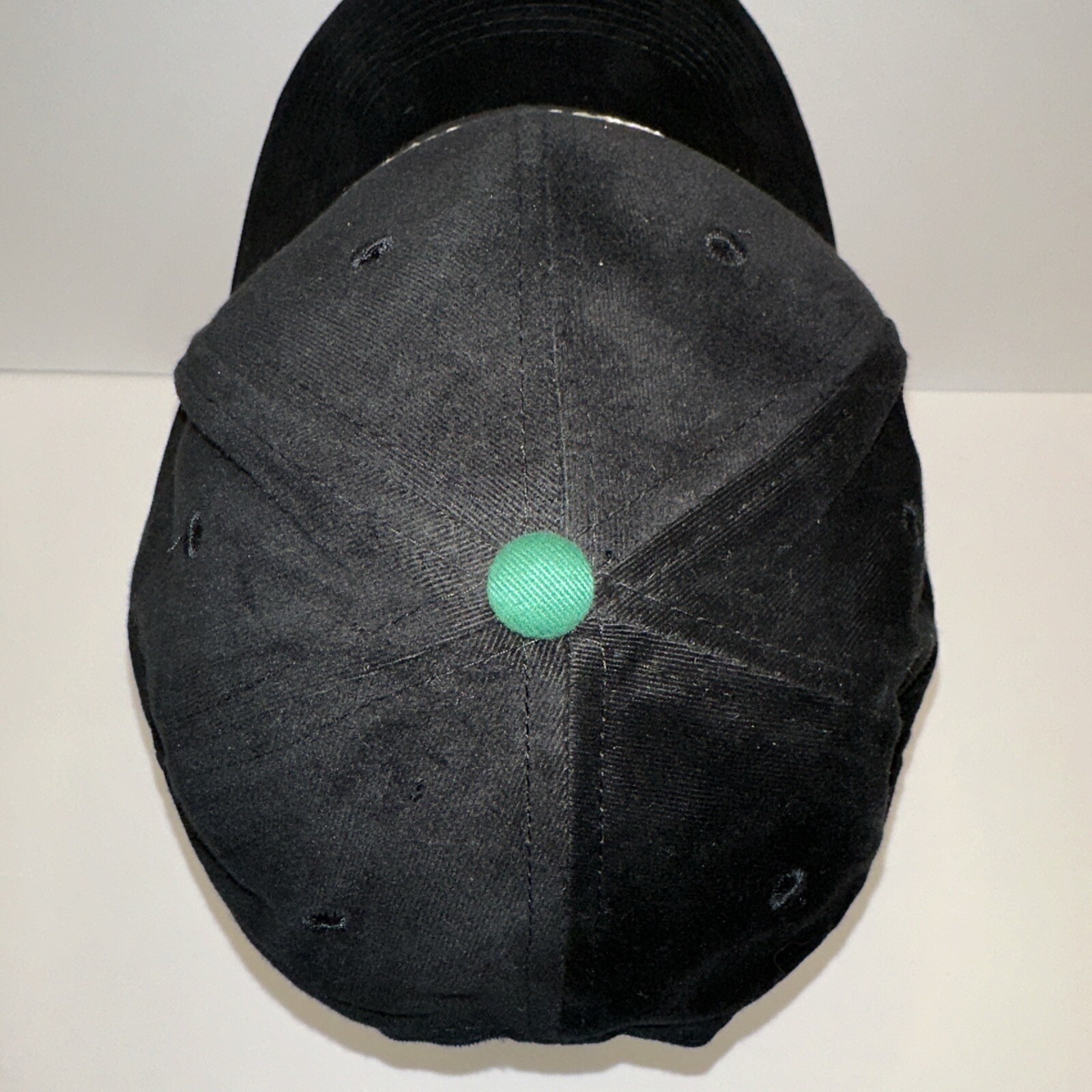 Vaughan Chopper Pumps Green w white Patch on Black Hat Cap Hook Loop