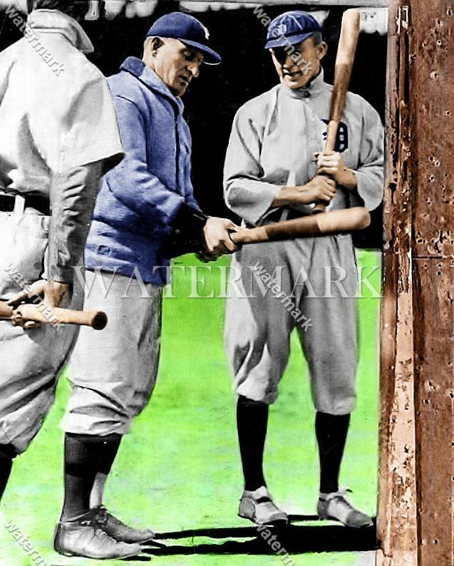 BS654 Honus Wagner Pirates & Ty Cobb Detroit 8x10 11x14 16x20 Colorized Photo