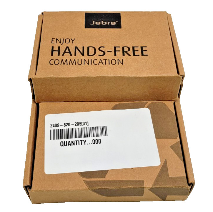 Jabra Biz 2400 II DUO Over-The-Head Noise-Canceling QD Headset 2409-820-205 NEW