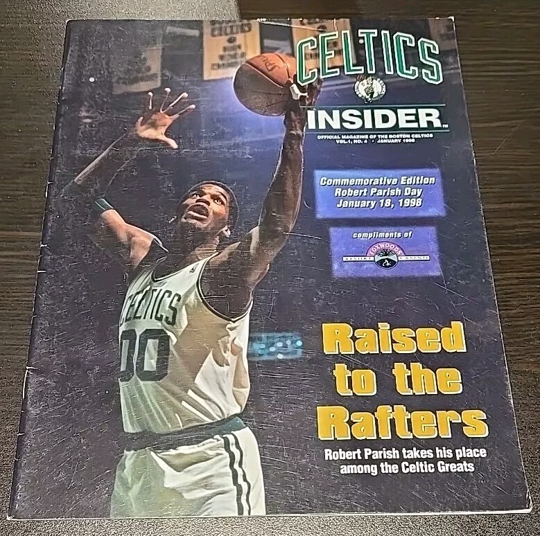 Boston Celtics Insider Magazine Robert Parish Day January 18, 1998