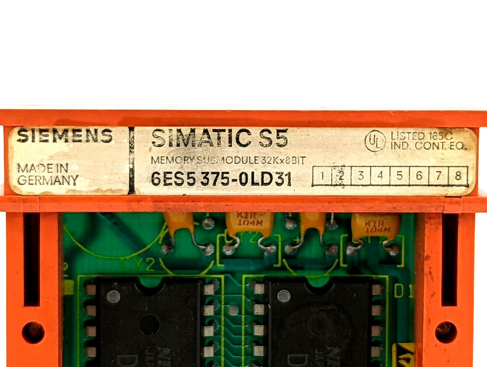 Siemens 6ES5375-0LD31 SIMATIC S5 Memory Module 32KBYTE RAM 6ES53750LD31