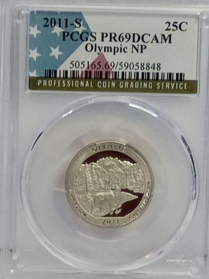 2011 S PCGS PR69DCAM Year Set--14 Coin Set, With $1 .50, .25, .10, .05, & .01