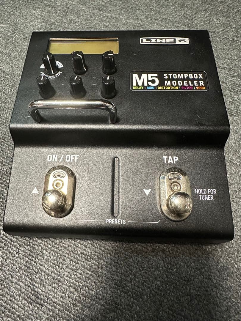 Line 6 M5 Stompbox Modeler Multi Effects Pedal Guitar FX Tested Working Japan