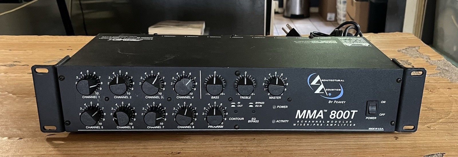 Peavey MMA 800T 8 Ch Modular Mixer / Preamp Modified