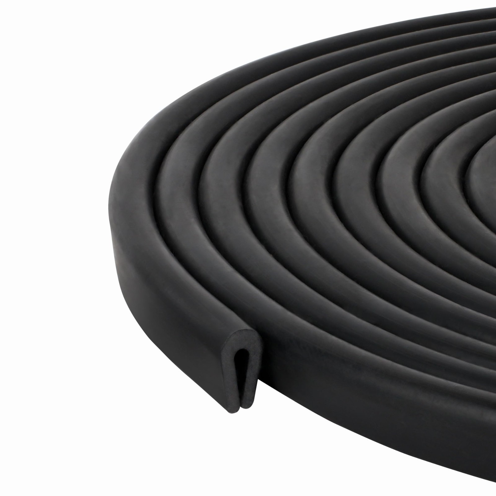 Rubber U Channel Edge Trim Small Fits 1/16 Inch Edge 1.6mm Length 10 Feet 3.0