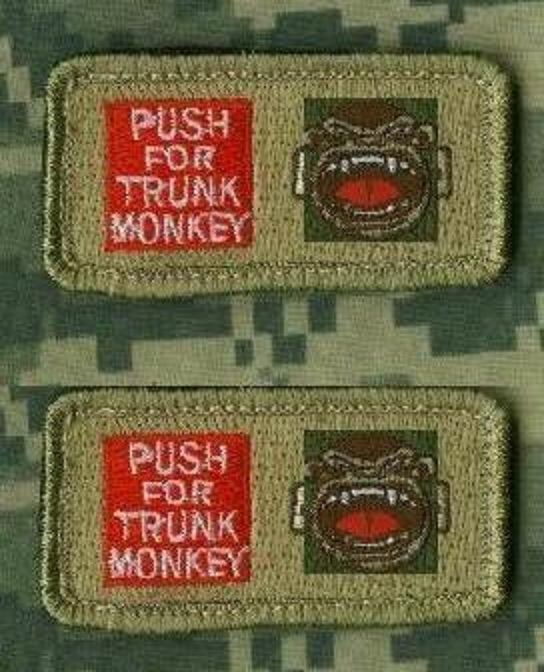 Syria-Iraq DAESH WHACKER GREEN BERET ADVISERS 2" 2-TAB: Marvel Comics Iron-man