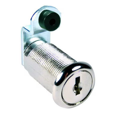 Compx National C8055-Mkkd-14A Disc Tumbler Keyed Cam Lock, Bright Nickel, 1 1/8