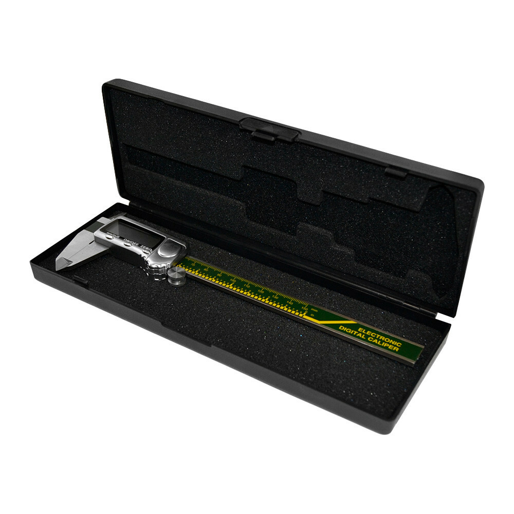 6" Electronic Digital Caliper Inch/MM/F Conversion 150mm .0005" 1/64TH Large LCD