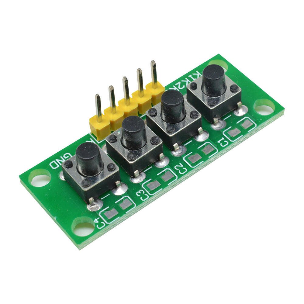 5Pin 1x4 4 Keys Button Keypad Keyboard Breadboard Module for Arduino