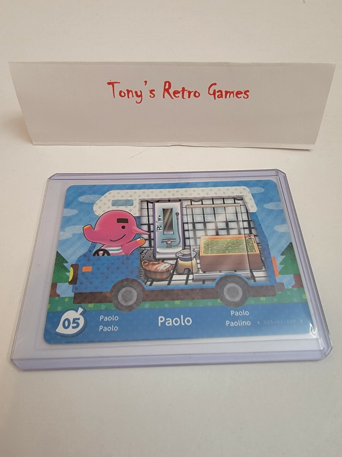 !SUPER SALE! *EUROPEAN* 05 PAOLO WELCOME HOME NINTENDO ANIMAL CROSSING RV CARD!!