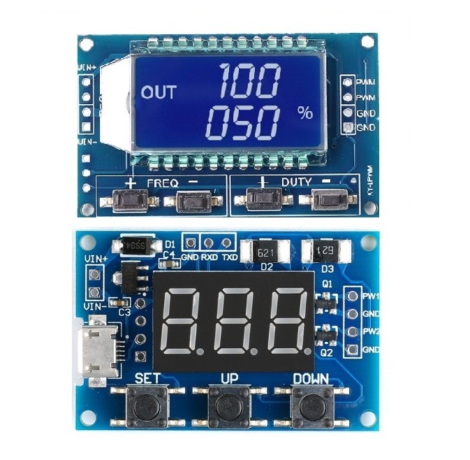 Adjustable PWM Pulse Frequency Duty Cycle Square Wave Signal Generator Module