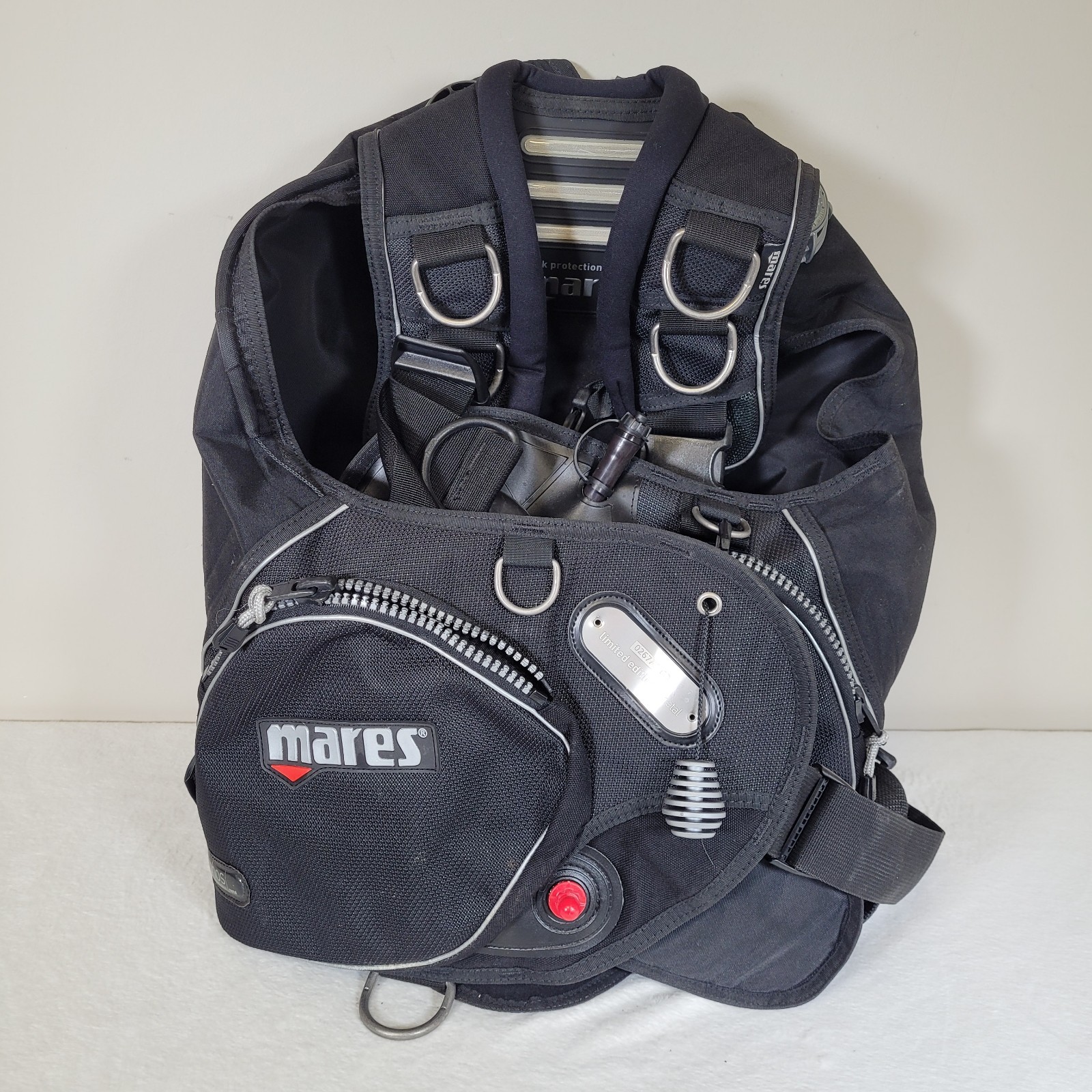 Mares Limited Edition Morphos Metal Scuba Diving Vest Back Protection System MED