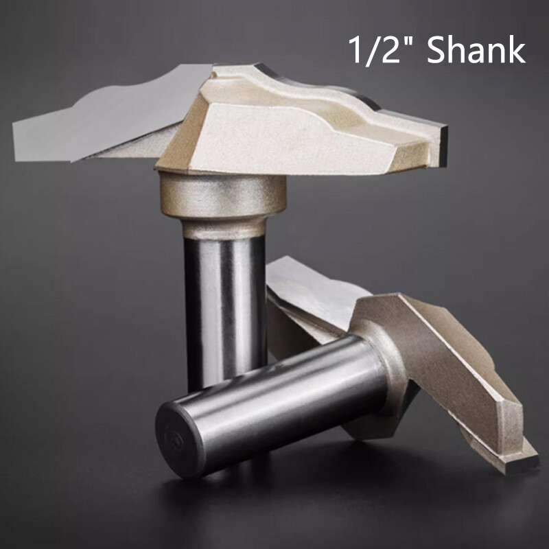 1/2" Shank Carbide Cabinet Door Engraving Cutter Woodworking Trim Milling Cutter