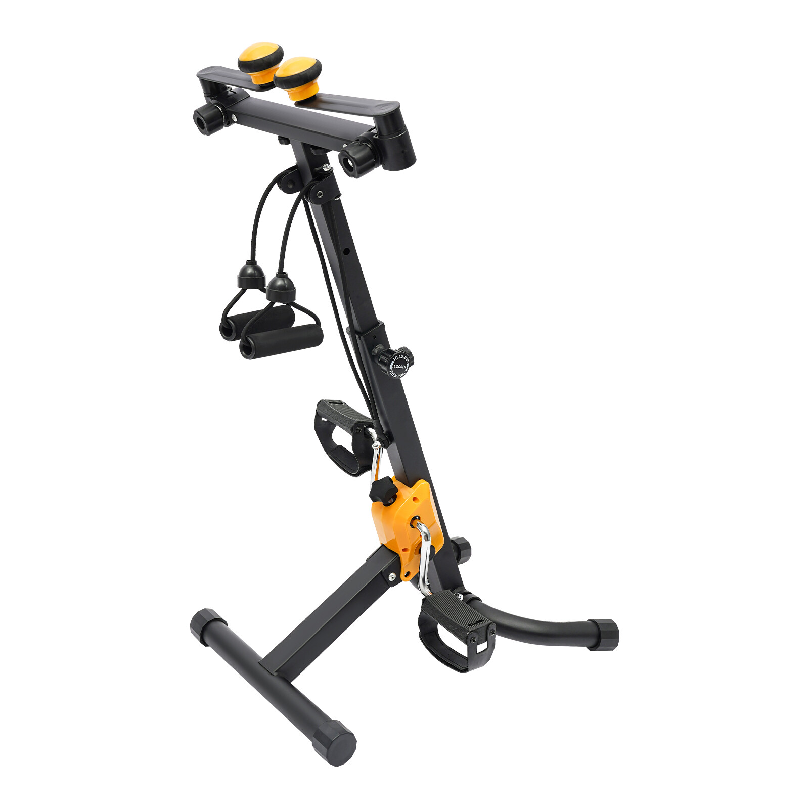 Pedal Exerciser For Seniors 8 Gear Adjustable Full Body Exercise Bike Foldable