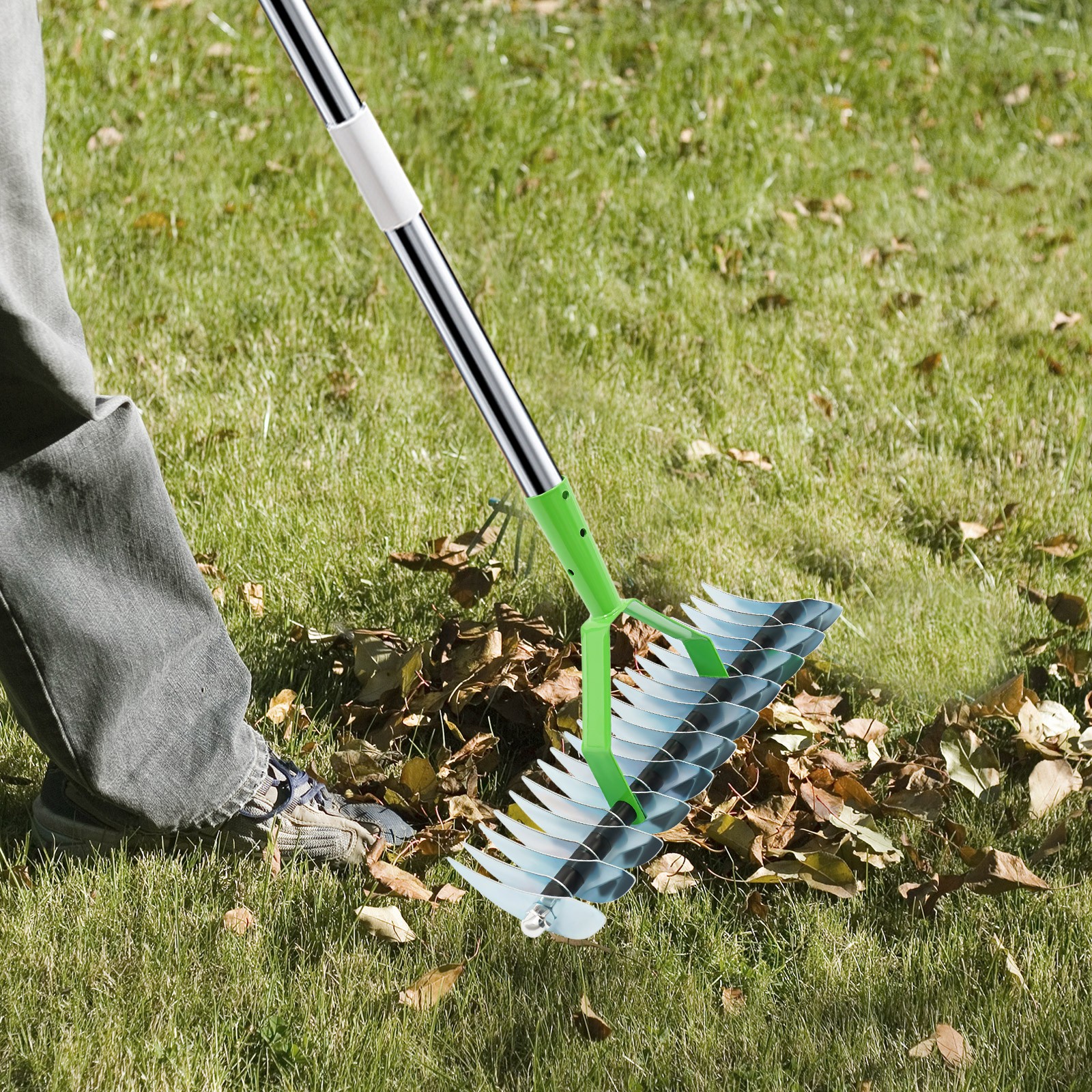 Thatch Rake Head Versatile Grass Grooming Rake Head for Cleaning Dead Grass