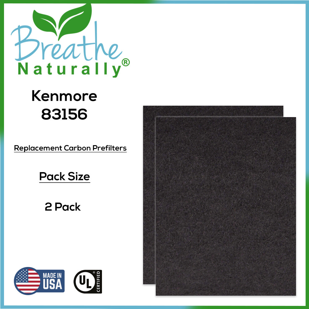 Replacement Carbon Pre-Filter 2 Pack for Kenmore 83156 Series Air Purifier