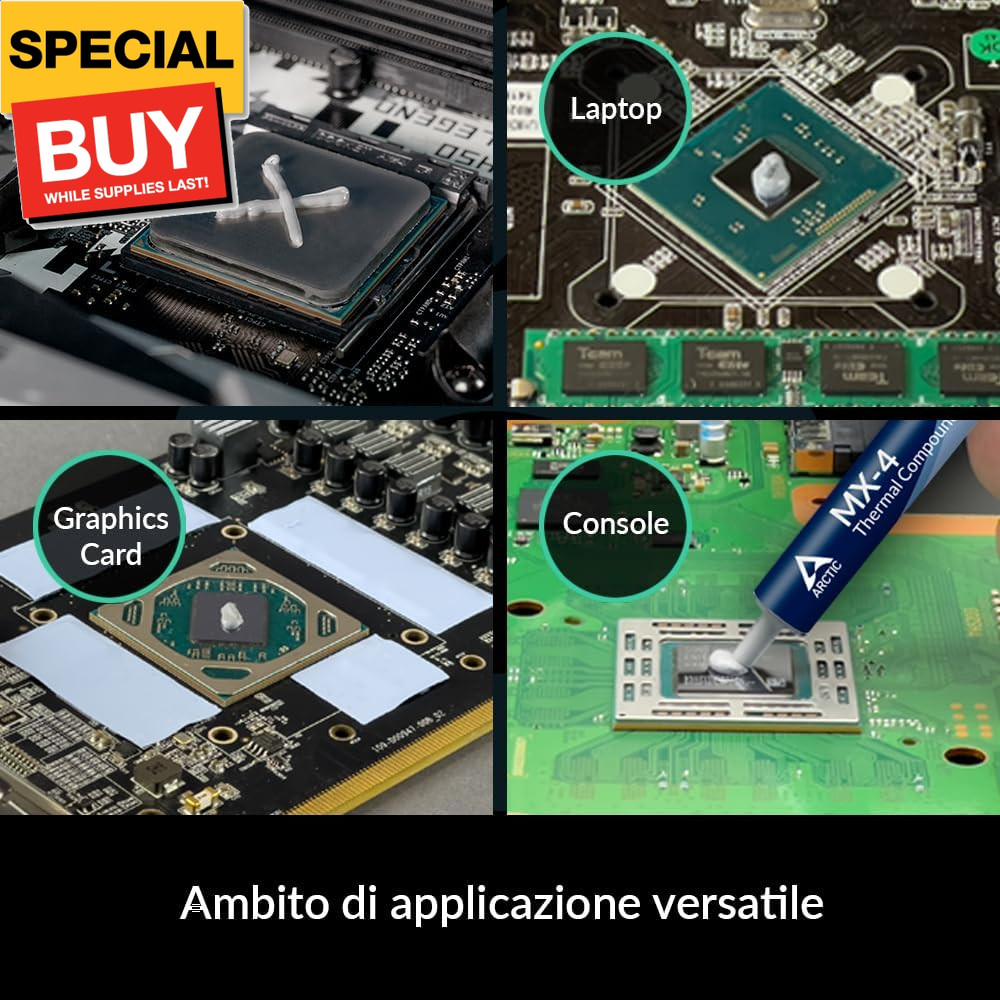MX-4 (incl. Spatula, 4 g) - Premium Performance Thermal Paste for All Processors